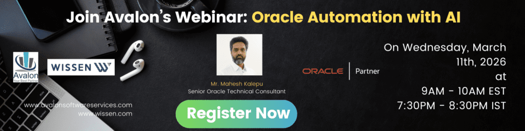 Avalon Webinar on Oracle Automation with AI